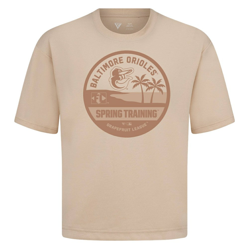 Baltimore Orioles Levelwear Spring Training Badge Luxe Signature Knit T-Shirt - MLB T-shirts