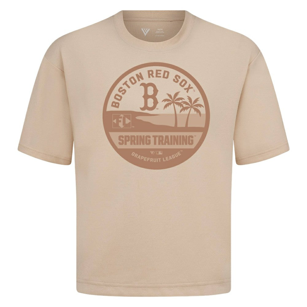 Boston Red Sox Levelwear Spring Training Badge Luxe Signature Knit T-Shirt - MLB T-shirts