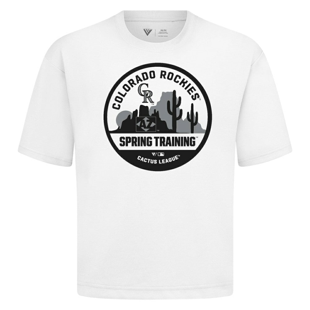 Colorado Rockies Levelwear Spring Training Badge Luxe Signature Knit T-Shirt - MLB T-shirts