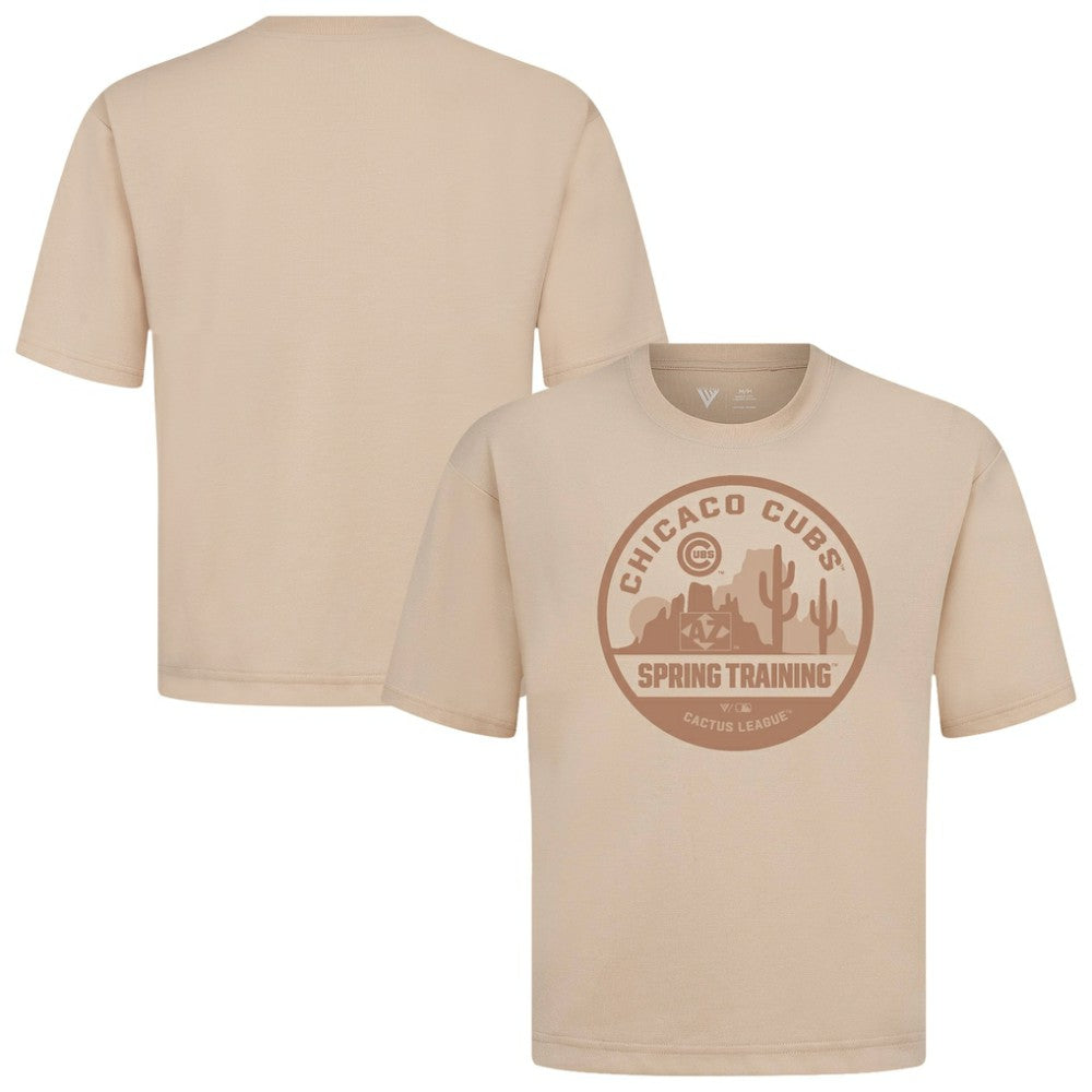 Chicago Cubs Levelwear Spring Training Badge Luxe Signature Knit T-Shirt - MLB T-shirts