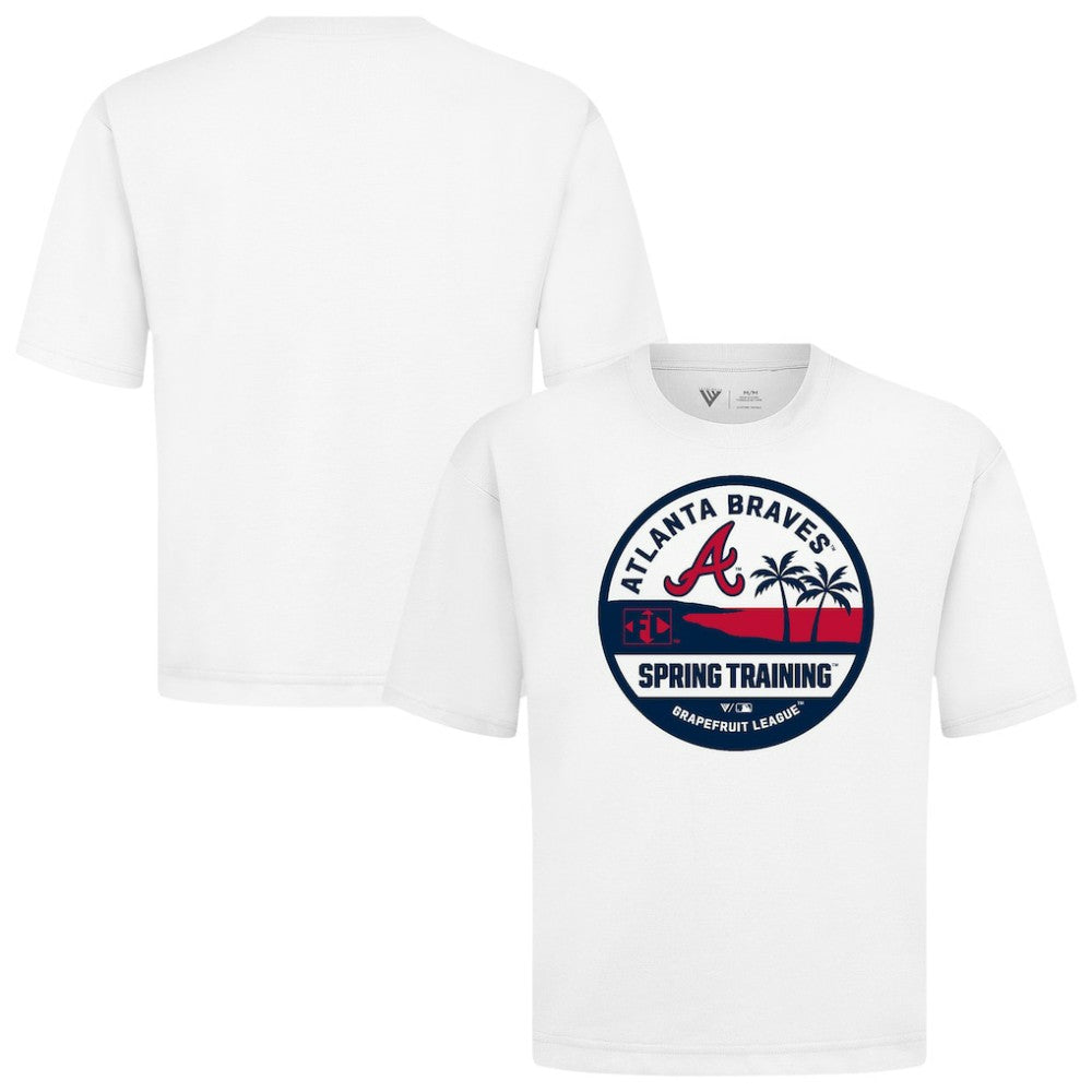 Atlanta Braves Levelwear Spring Training Badge Luxe Signature Knit T-Shirt - MLB T-shirts
