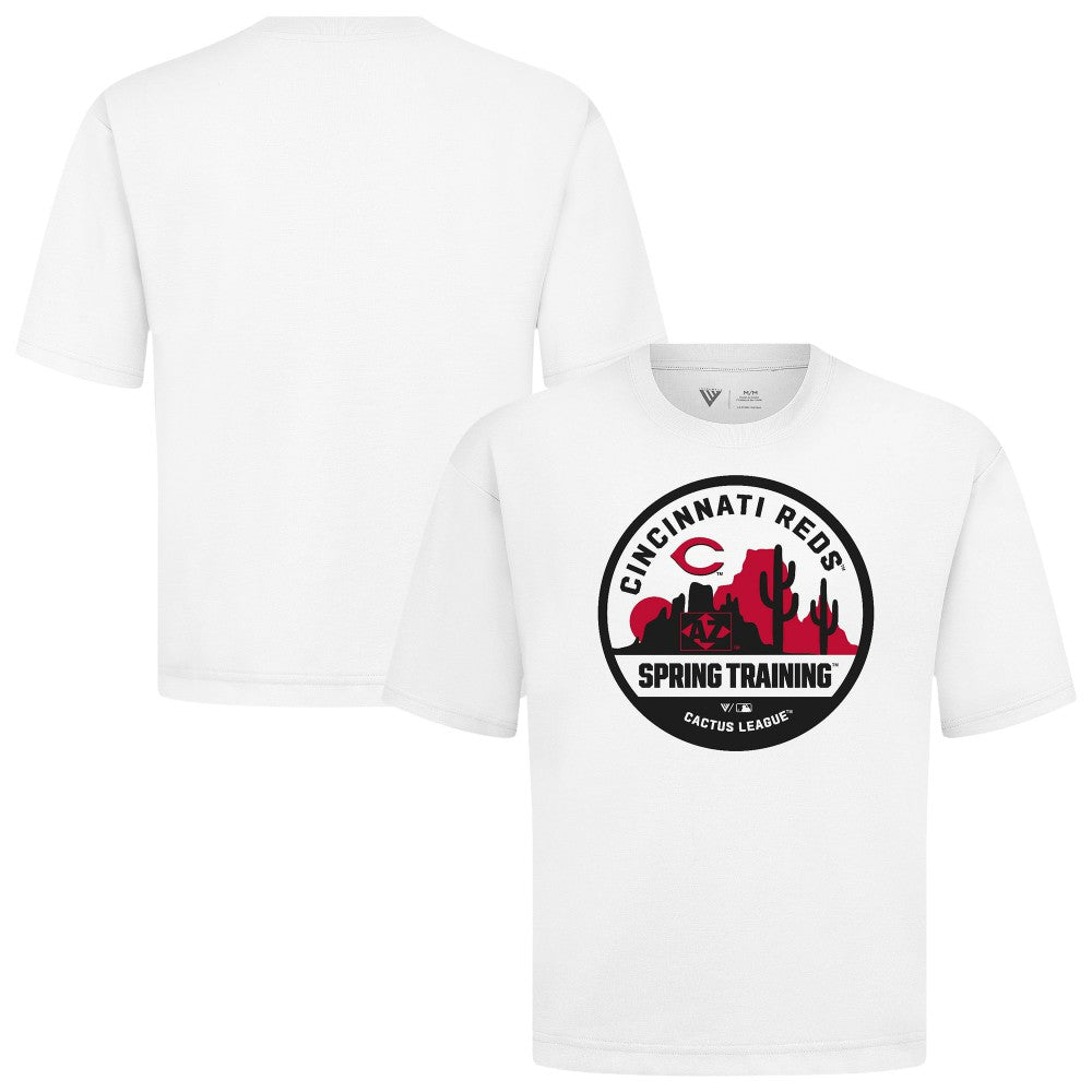 Cincinnati Reds Levelwear Spring Training Badge Luxe Signature Knit T-Shirt - MLB T-shirts