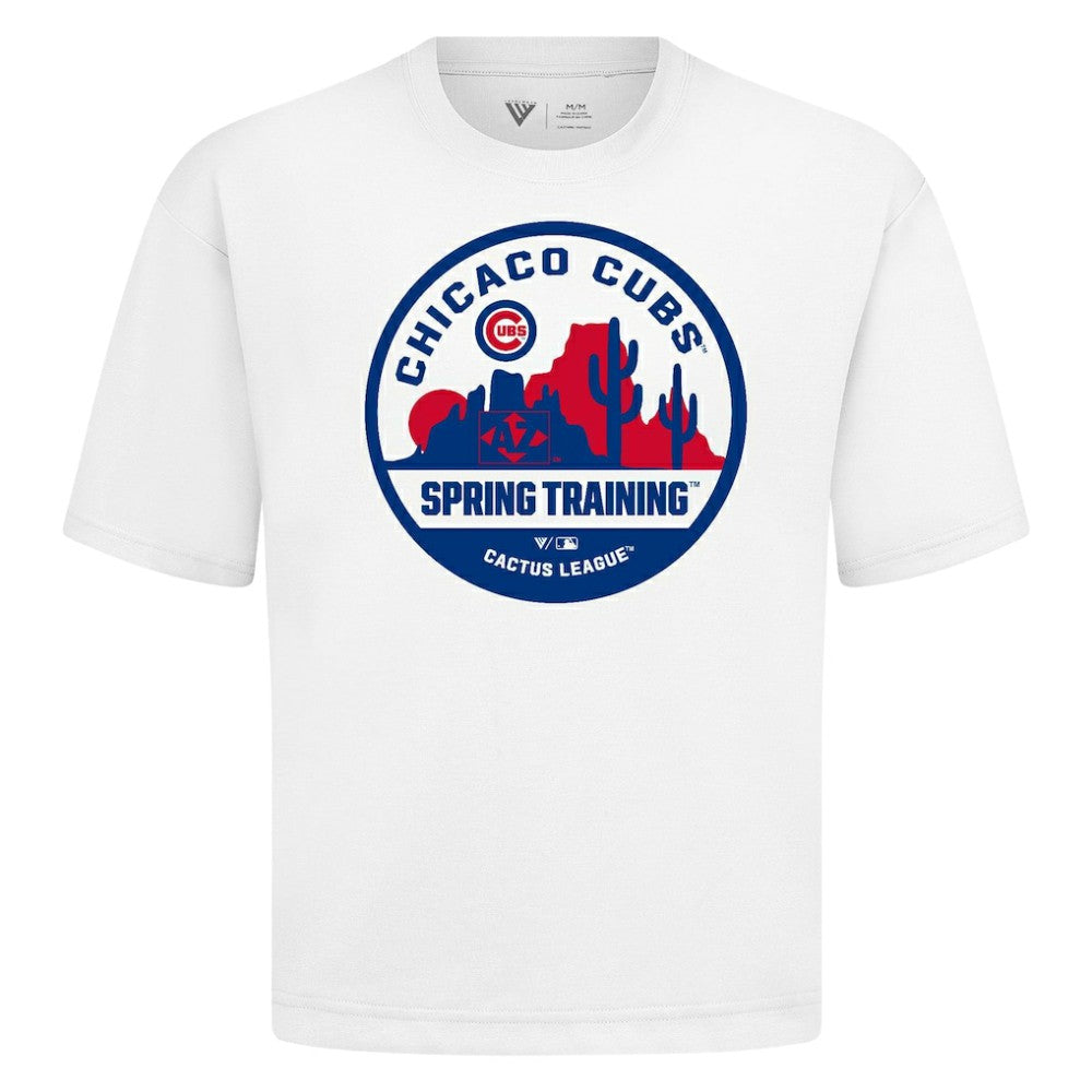 Chicago Cubs Levelwear Spring Training Badge Luxe Signature Knit T-Shirt - MLB T-shirts