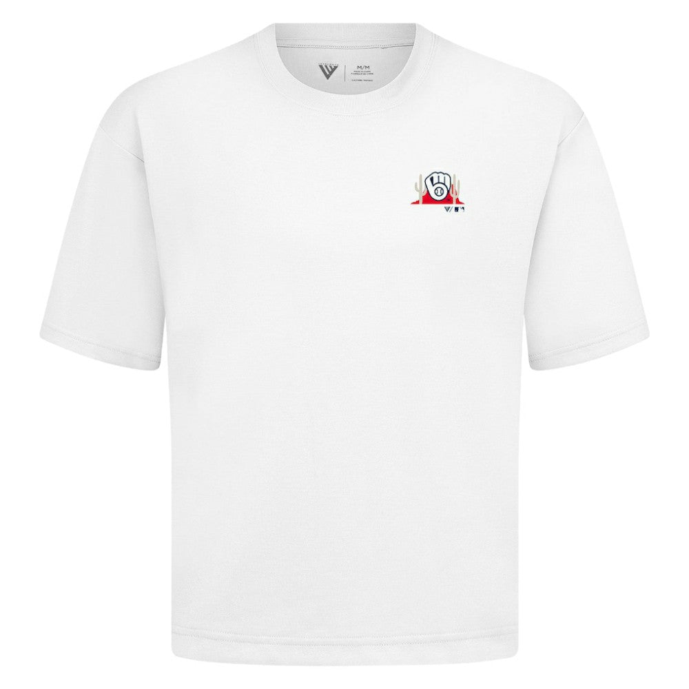 Milwaukee Brewers Levelwear  Luxe Signature Knit T-Shirt - MLB T-shirts