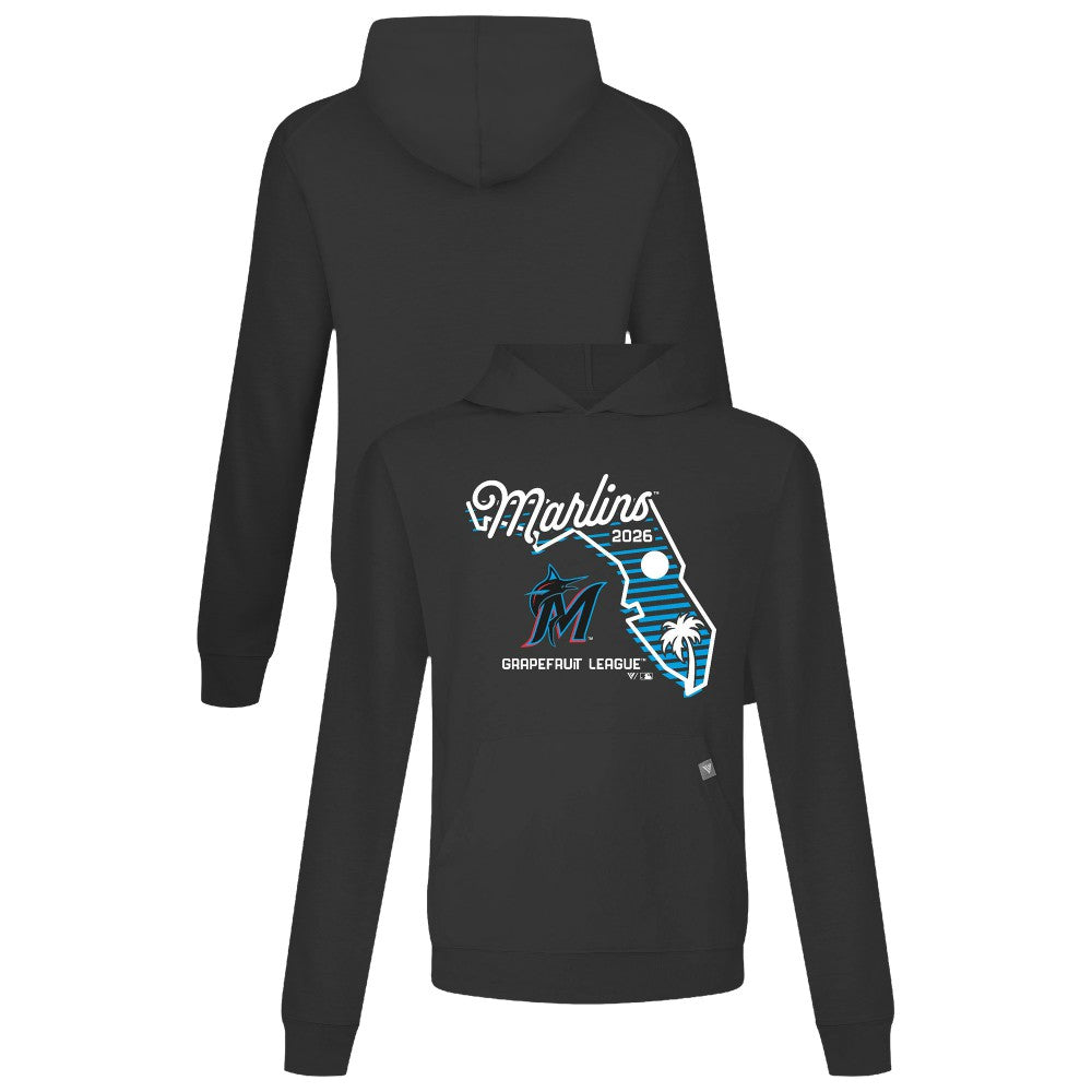 Miami Marlins Levelwear Sunrise Relay Hoodie - MLB Hoodies