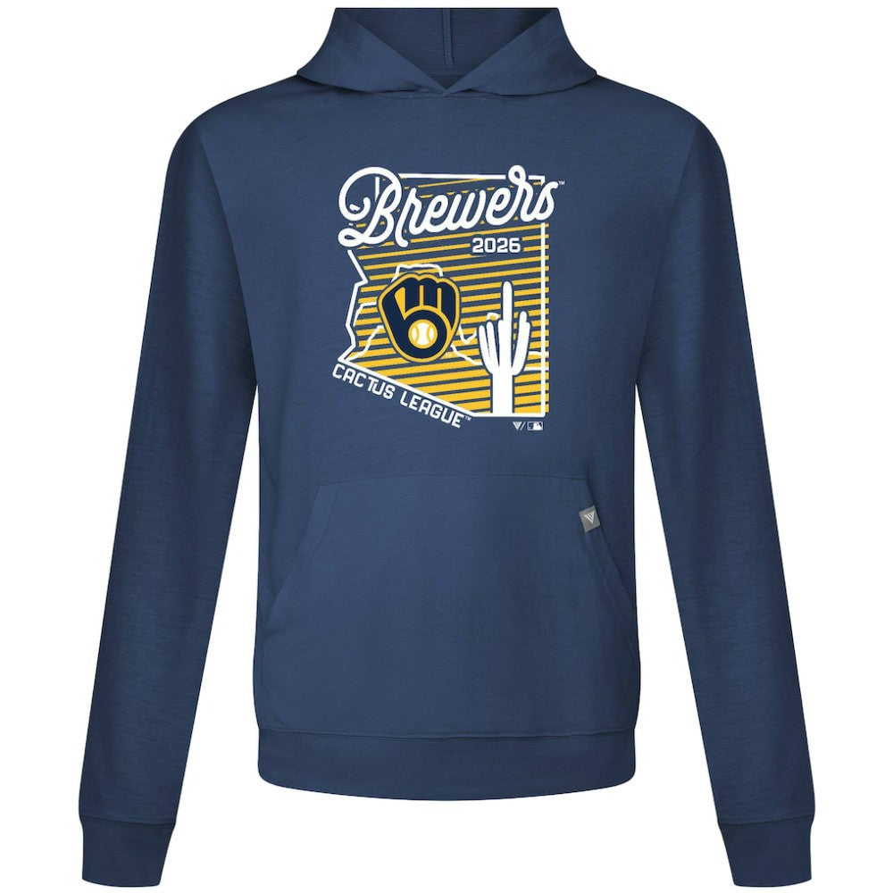 Milwaukee Brewers Levelwear Sunrise Relay Hoodie - MLB Hoodies