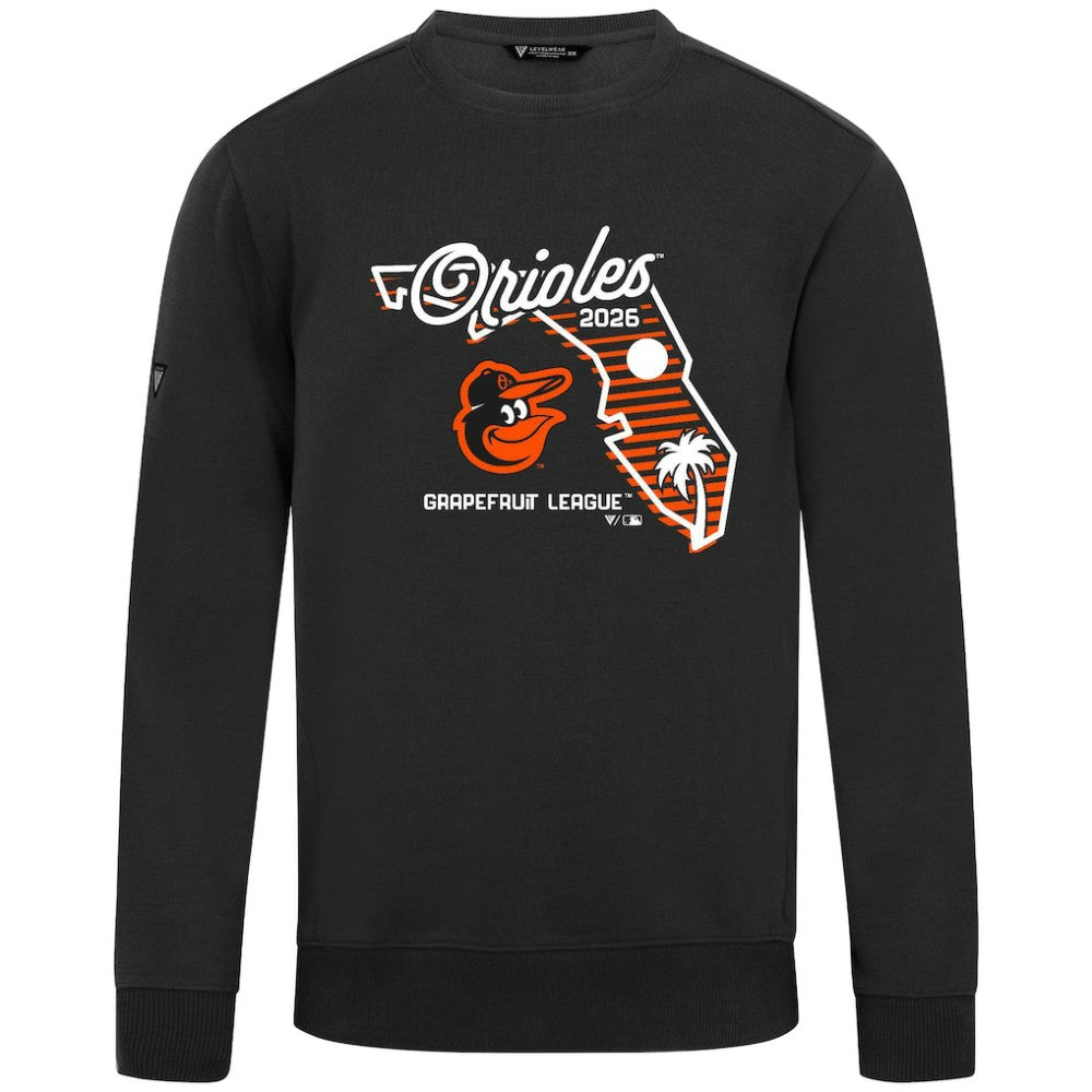 Baltimore Orioles Levelwear Zane Sunrise Sweatshirt - MLB Sweatshirts