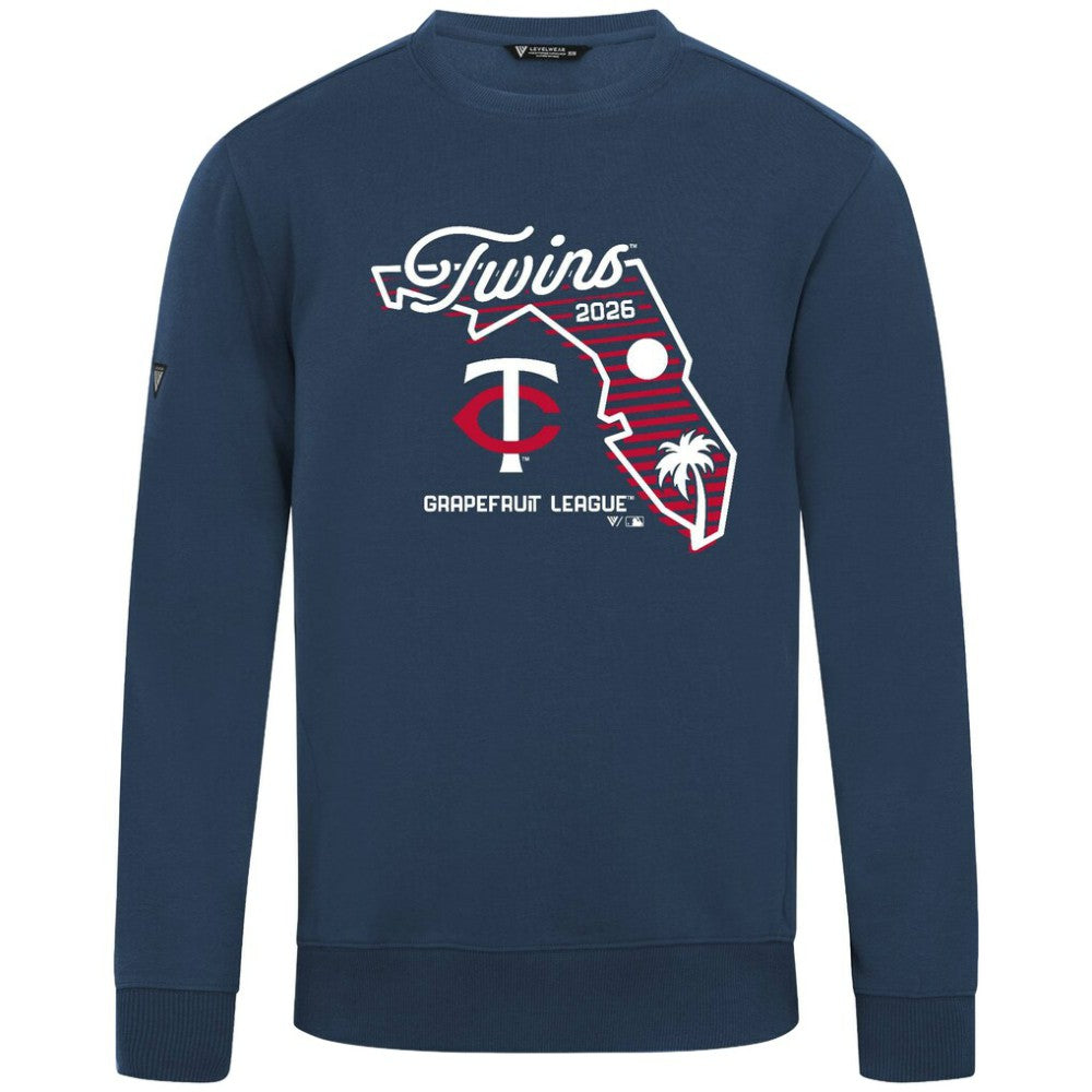 Minnesota Twins Levelwear Zane Sunrise Sweatshirt - MLB Sweatshirts