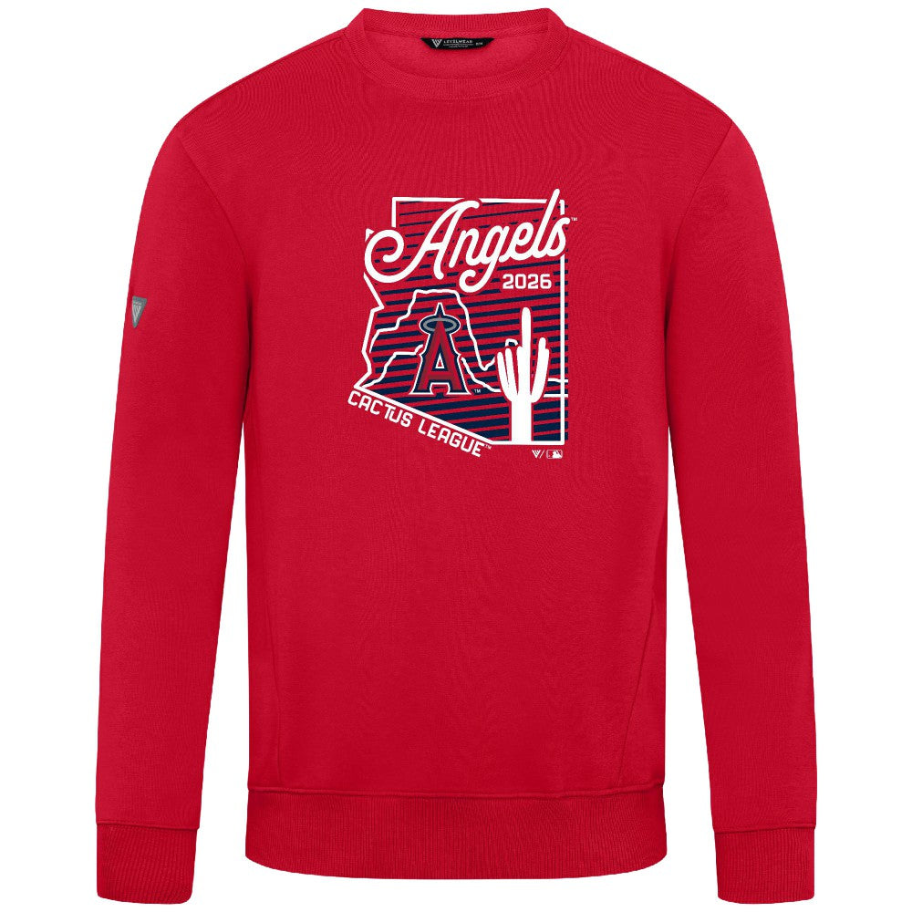 Los Angeles Angels Levelwear Zane Sunrise Sweatshirt - MLB Sweatshirts