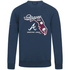 Atlanta Braves Levelwear Zane Sunrise Sweatshirt - MLB Sweatshirts