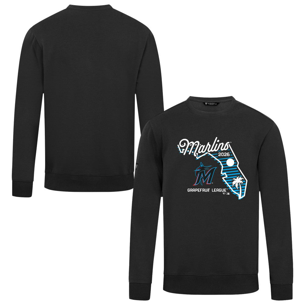 Miami Marlins Levelwear Zane Sunrise Sweatshirt - MLB Sweatshirts