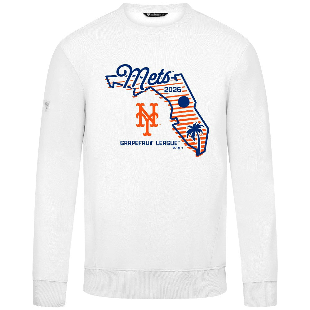 New York Mets Levelwear Zane Sunrise Sweatshirt - MLB Sweatshirts