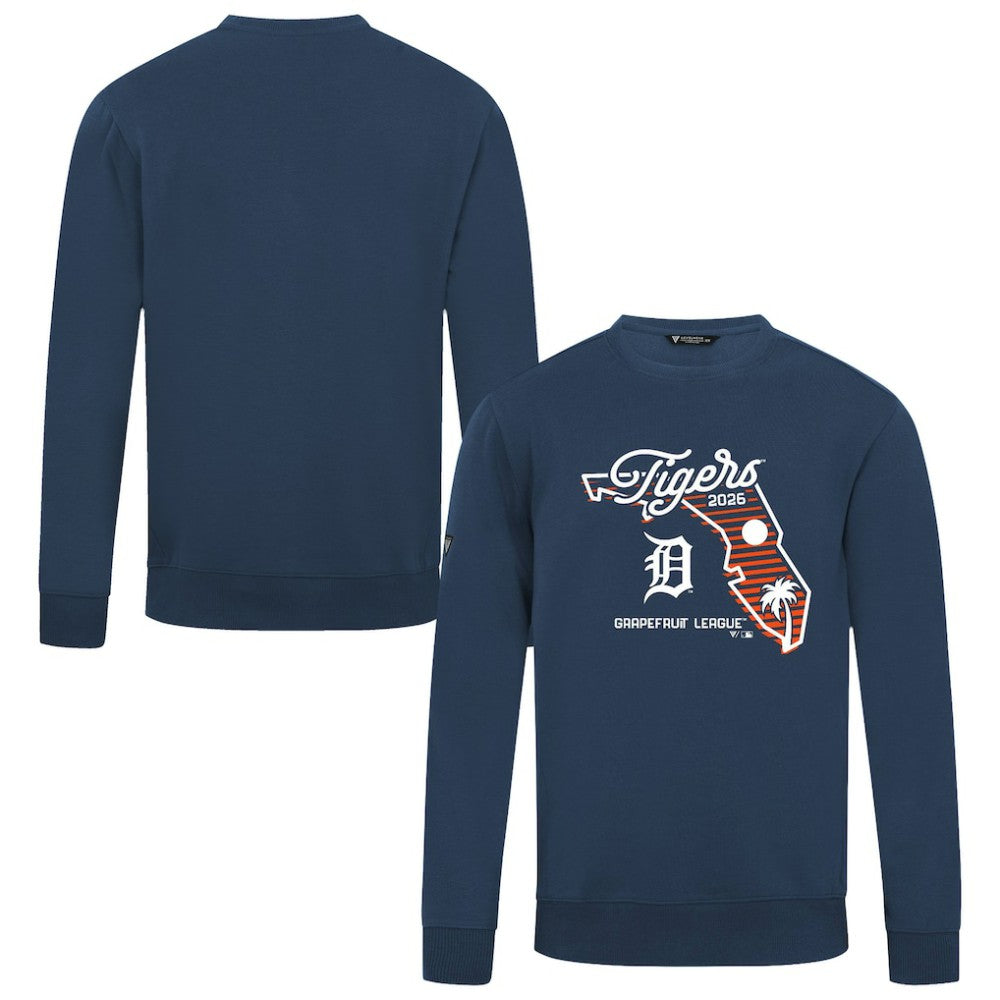 Detroit Tigers Levelwear Zane Sunrise Sweatshirt - MLB Sweatshirts