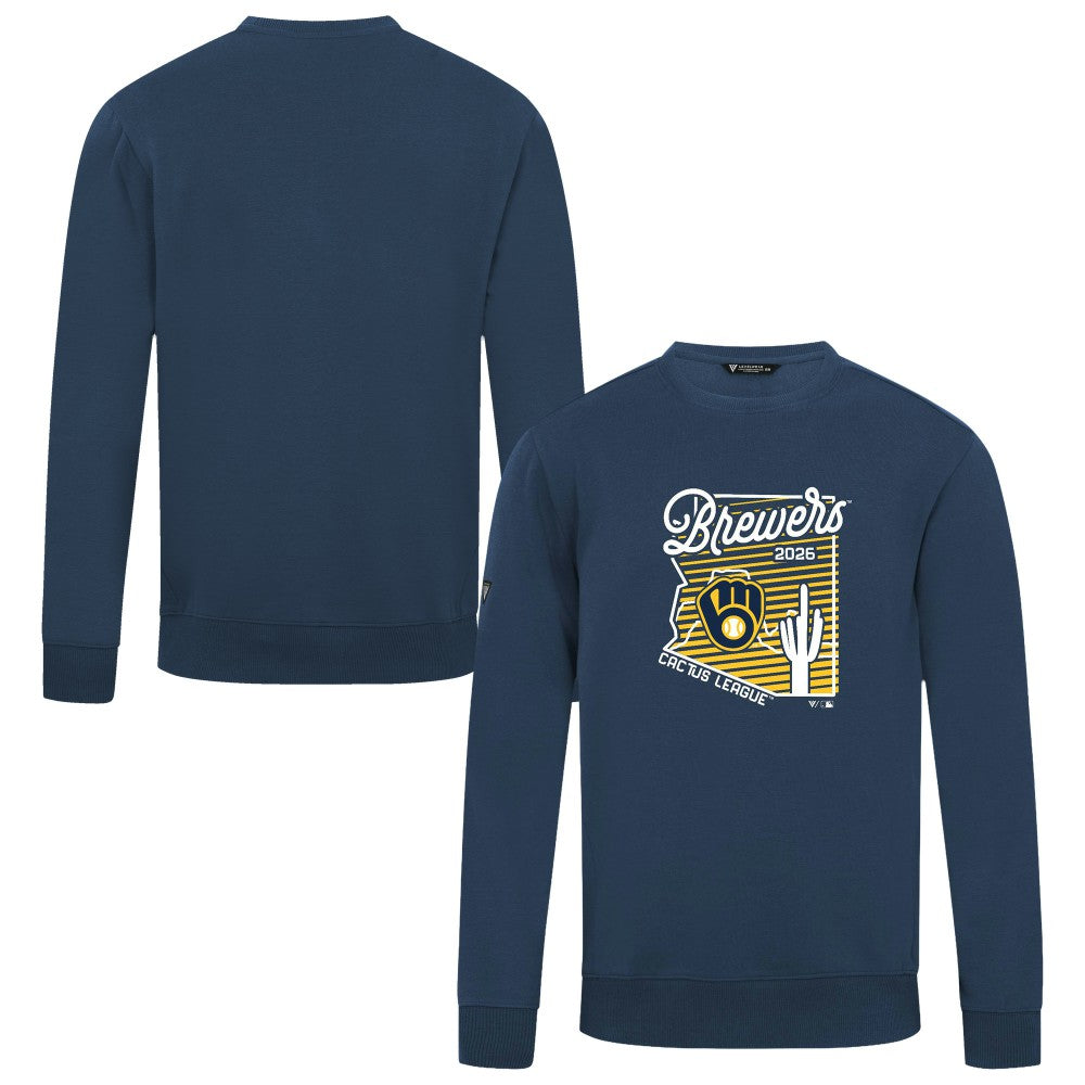 Milwaukee Brewers Levelwear Zane Sunrise Sweatshirt - MLB Sweatshirts