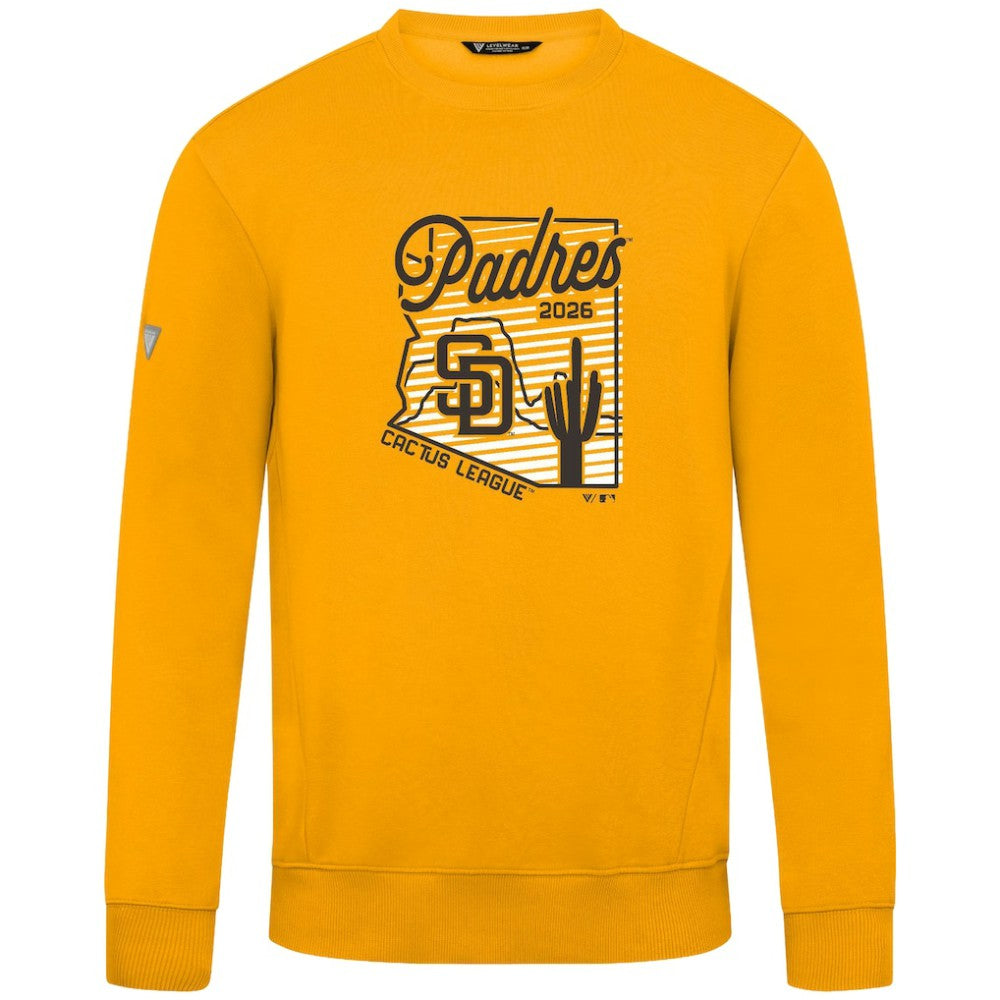 San Diego Padres Levelwear Zane Sunrise Sweatshirt - MLB Sweatshirts