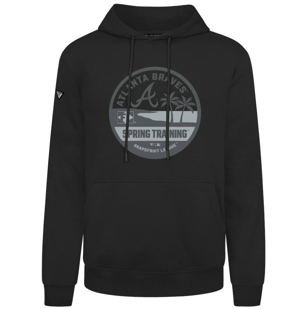 Atlanta Braves Levelwear Spring Badge Podium Hoodie - MLB Hoodies