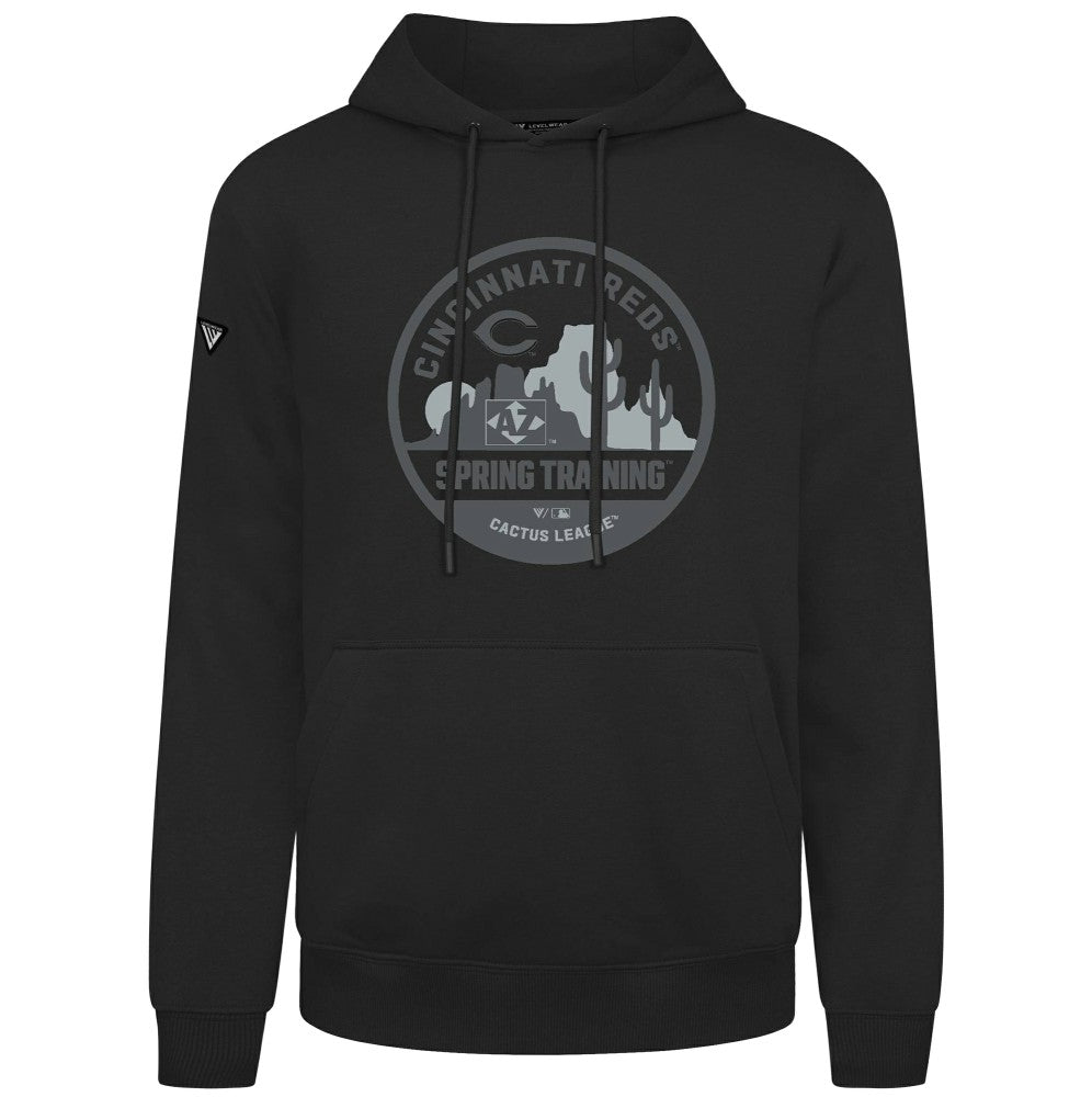 Cincinnati Reds Levelwear Spring Badge Podium Hoodie - MLB Hoodies