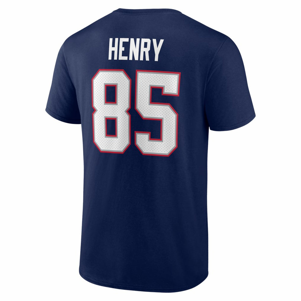 New England Patriots Hunter Henry  Icon Name & Number T-Shirt | NFL Near me