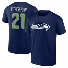 Seattle Seahawks Devon Witherspoon  Icon Name & Number T-Shirt | NFL Online