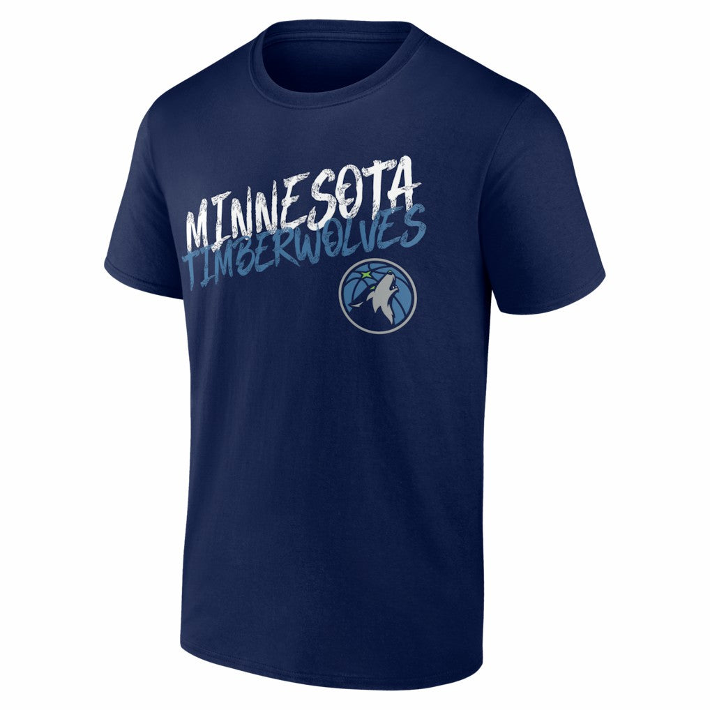 Navy Minnesota Timberwolves Big & Tall Hustle Personalized Name & Number T-Shirt | NBA