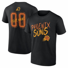 Black Phoenix Suns Big & Tall Hustle Personalized Name & Number T-Shirt | NBA