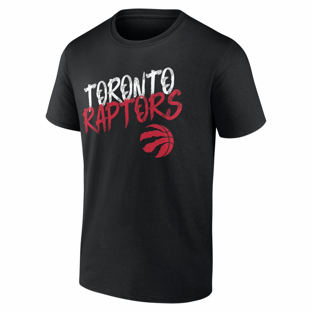 Black Toronto Raptors Big & Tall Hustle Personalized Name & Number T-Shirt | NBA