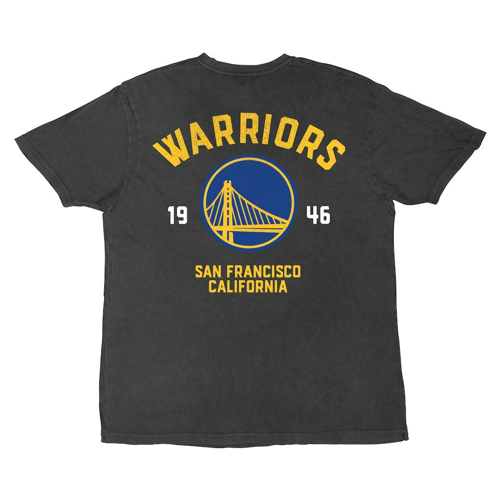 Black Golden State Warriors Stadium Essentials Unisex Get Back Vintage T-Shirt sale | NBA