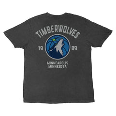Black Minnesota Timberwolves Stadium Essentials Unisex Get Back Vintage T-Shirt | NBA