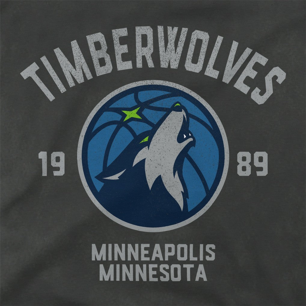 Black Minnesota Timberwolves Stadium Essentials Unisex Get Back Vintage T-Shirt | NBA