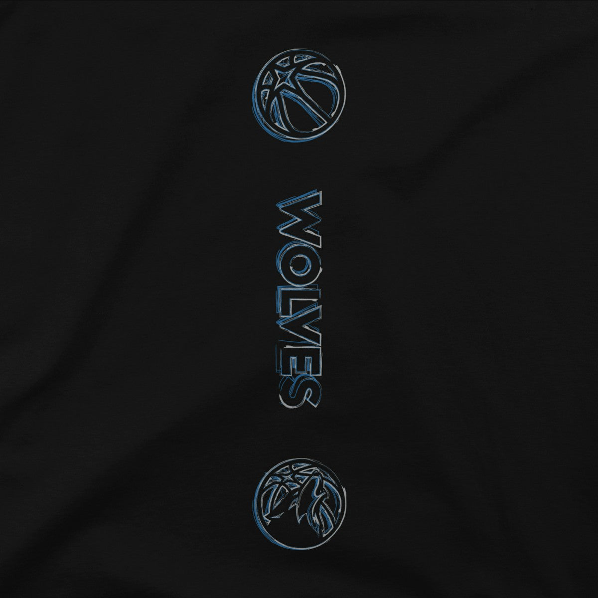 Black Minnesota Timberwolves Stadium Essentials Unisex Elementized Ride Hoodie | NBA