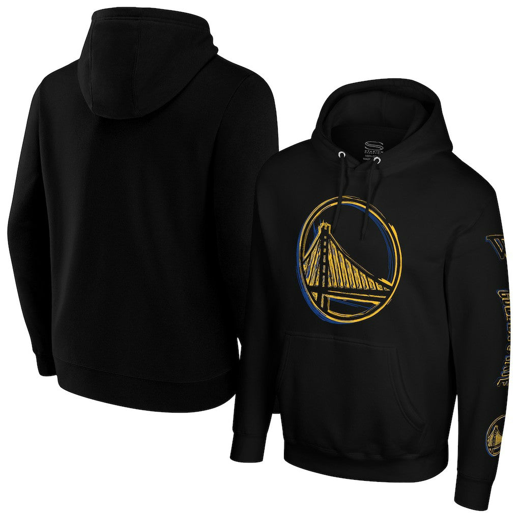 Black Golden State Warriors Stadium Essentials Unisex Elementized Ride Hoodie sale | NBA