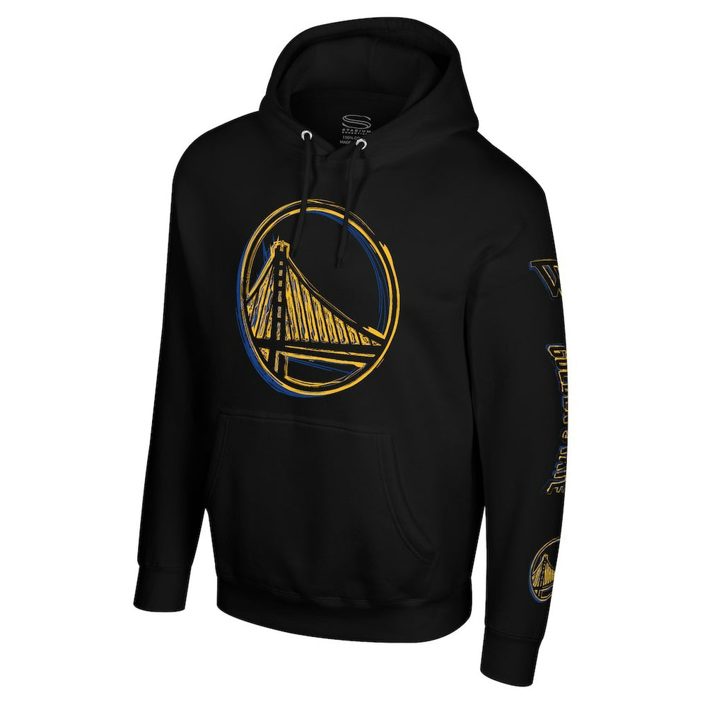 Black Golden State Warriors Stadium Essentials Unisex Elementized Ride Hoodie sale | NBA
