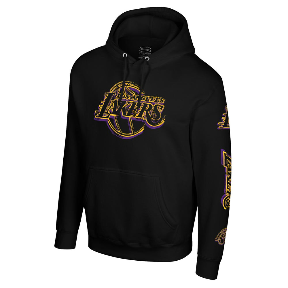 Black Los Angeles Lakers Stadium Essentials Unisex Elementized Ride Hoodie | NBA