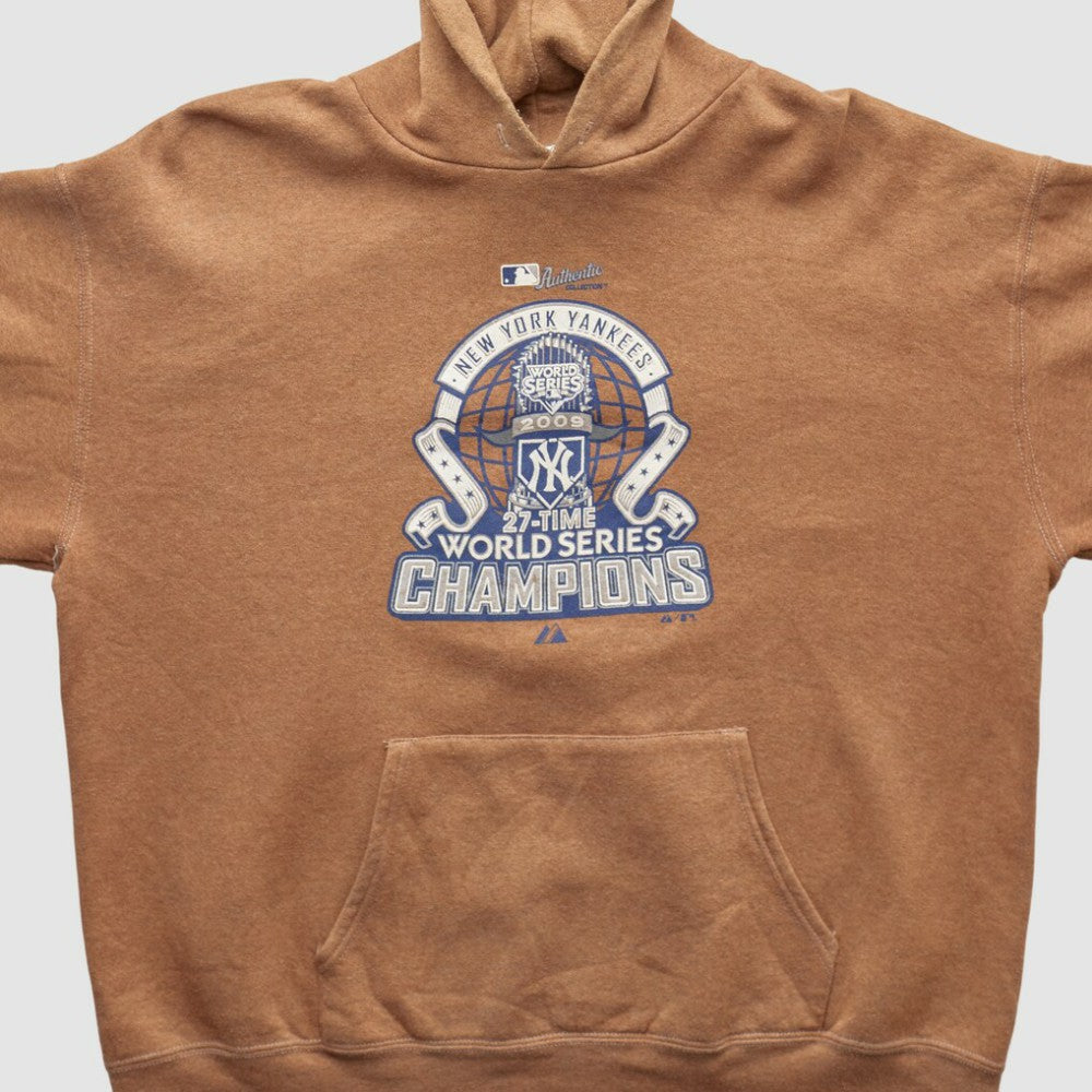New York Yankees Majestic 2009 Hooded Pullover Sweatshirt - MLB Pullover