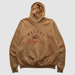 Cleveland Browns Lee Apparel 90s Hooded Pullover Sweatshirt | NFL Discount