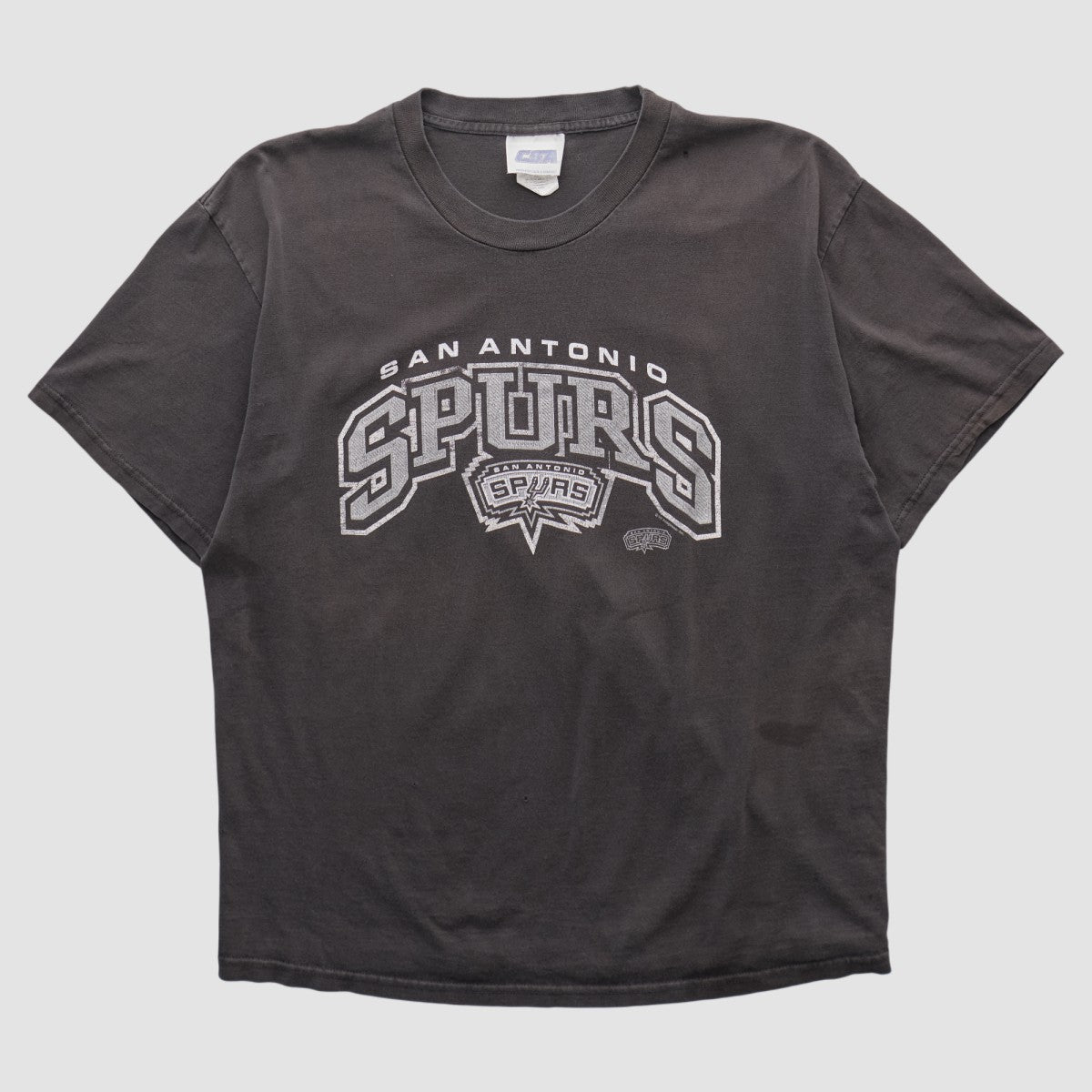 Black San Antonio Spurs CSA 2000s T-shirt | NBA