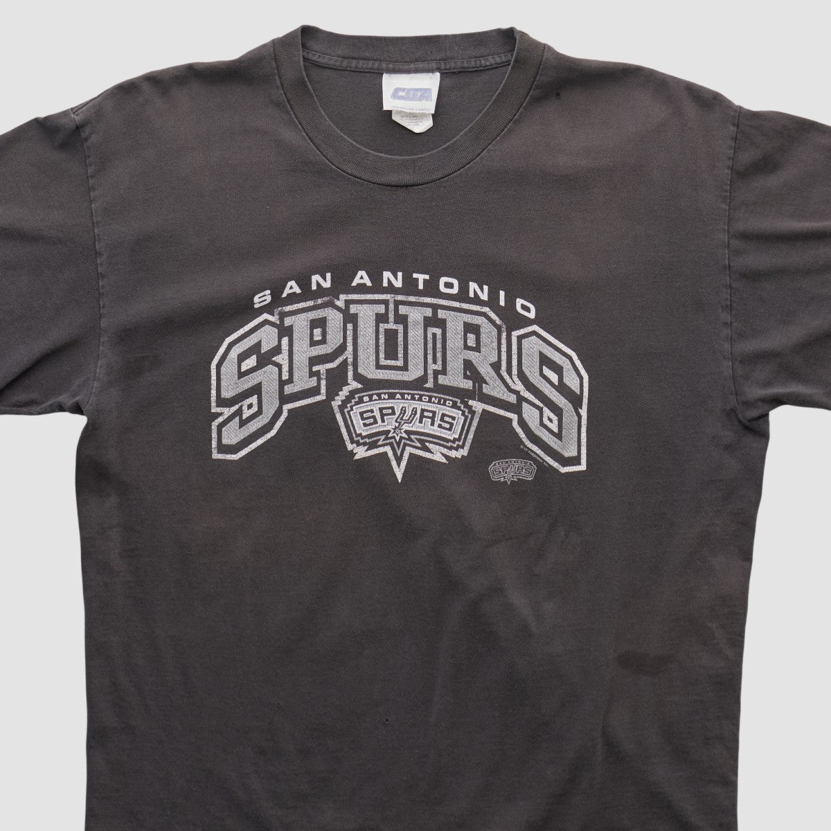 Black San Antonio Spurs CSA 2000s T-shirt | NBA