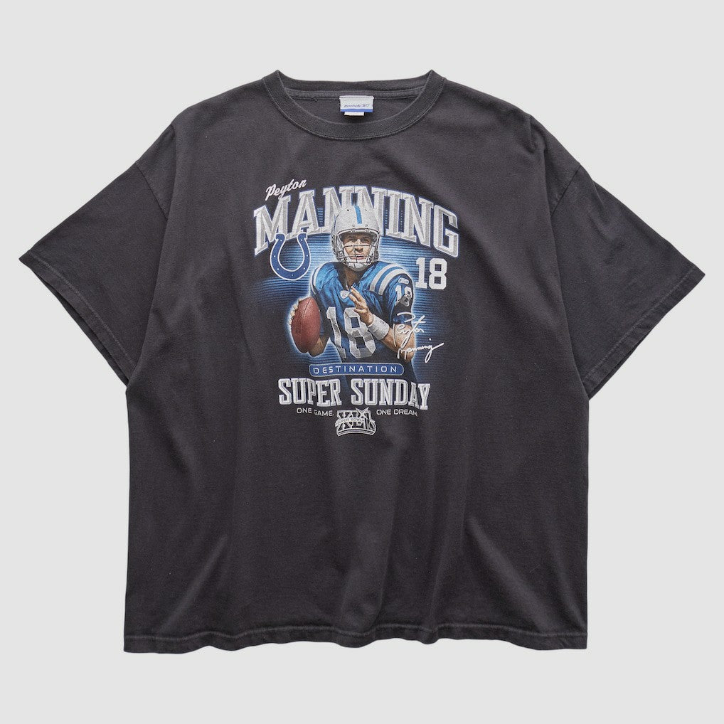 Indianapolis Colts Payton Manning Super Bowl XLI Reebok 2000s T-shirt | NFL Discount