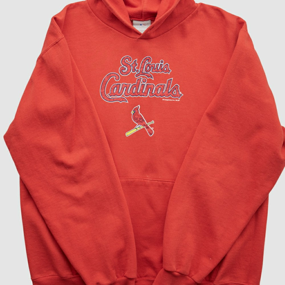 St. Louis Cardinals Genuine Merchandise 2000s Hooded Pullover Sweatshirt - MLB Pullover
