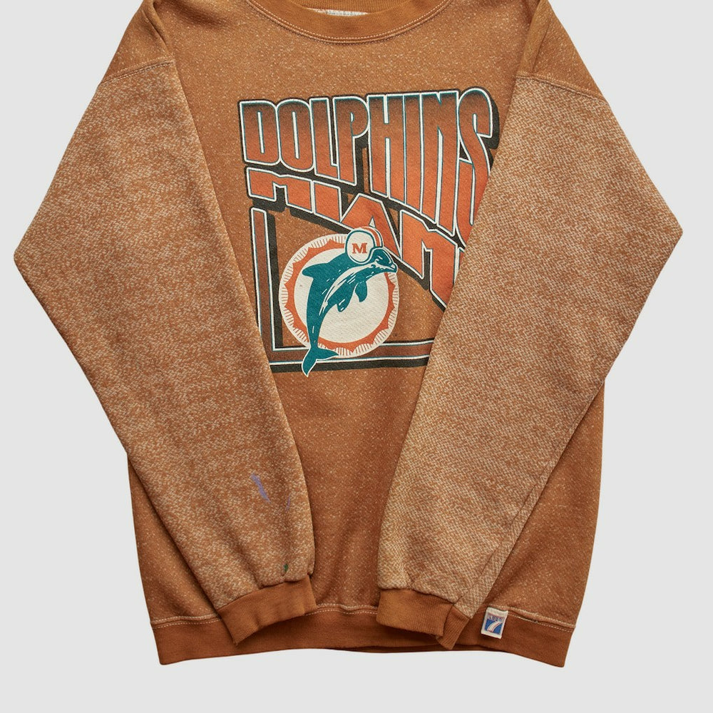 Miami Dolphins Logo 7 90s Pullover Sweatshirt | NFL Sale