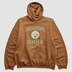 Pittsburgh Steelers Reebok 2000s Hooded Pullover Sweatshirt | NFL Discount