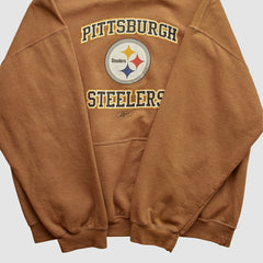 Pittsburgh Steelers Reebok 2000s Hooded Pullover Sweatshirt | NFL Discount