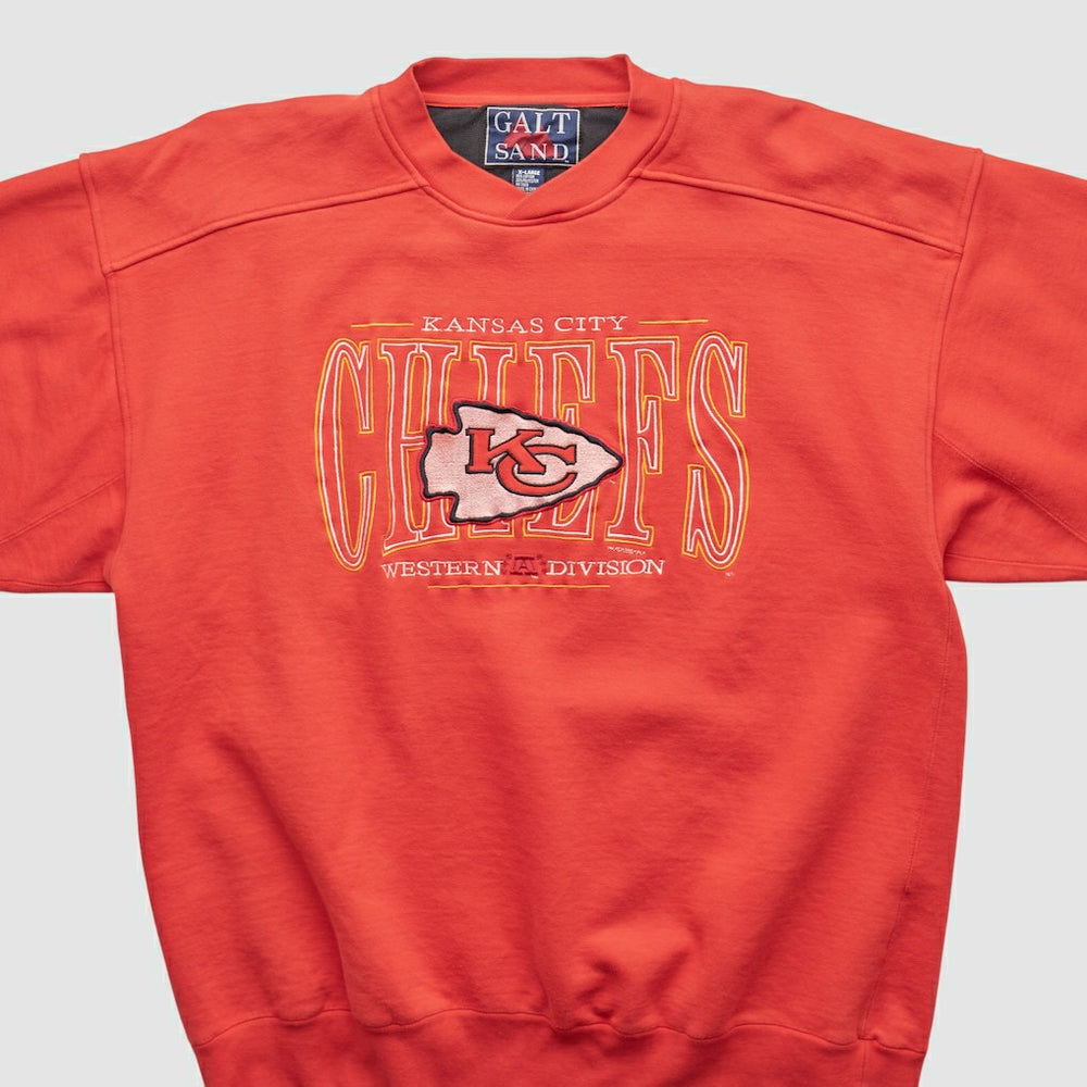 Kansas City Chiefs Galt Sand 90s Pullover Sweatshirt | NFL Online
