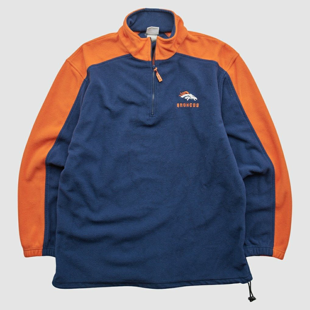 Denver Broncos NFL 2000s 1/4 Zip Sweatshirt | NFL Hot