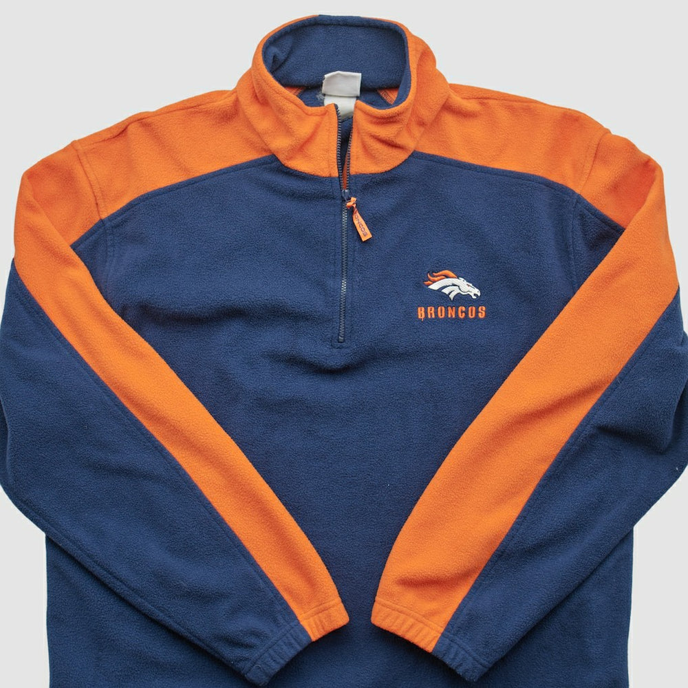 Denver Broncos NFL 2000s 1/4 Zip Sweatshirt | NFL Hot