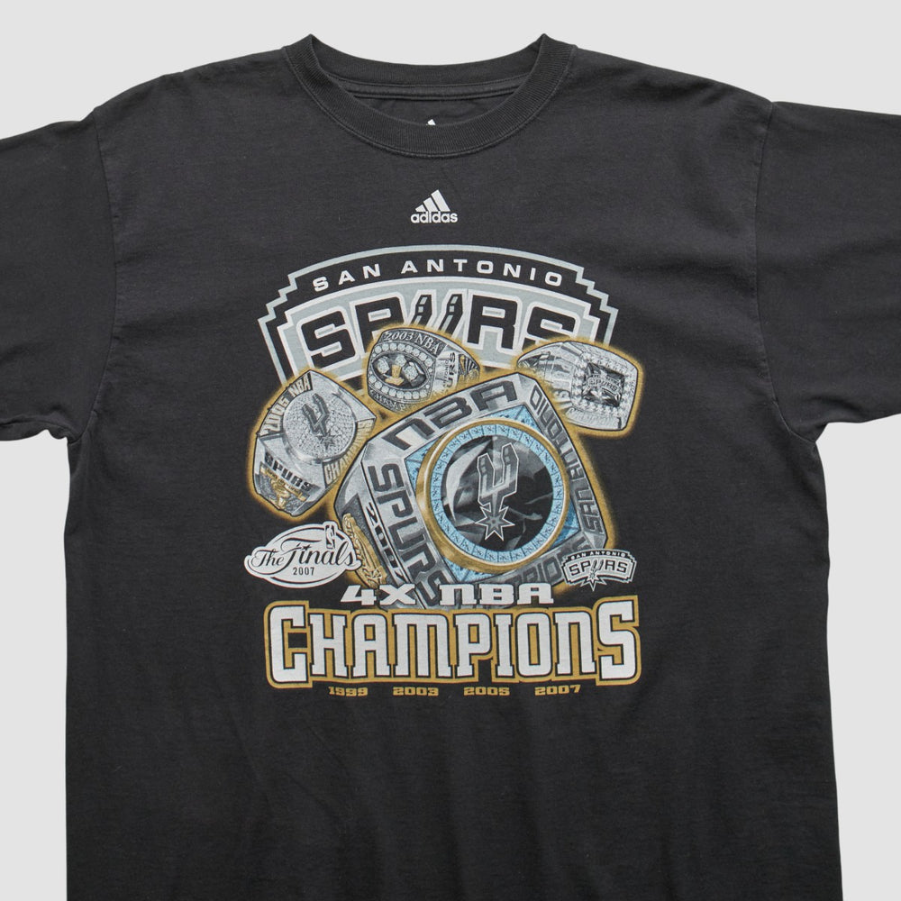 Black San Antonio Spurs 2007 T-shirt | NBA