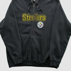 Pittsburgh Steelers NFL 2010s Hooded Full Zip Sweatshirt | NFL Discount