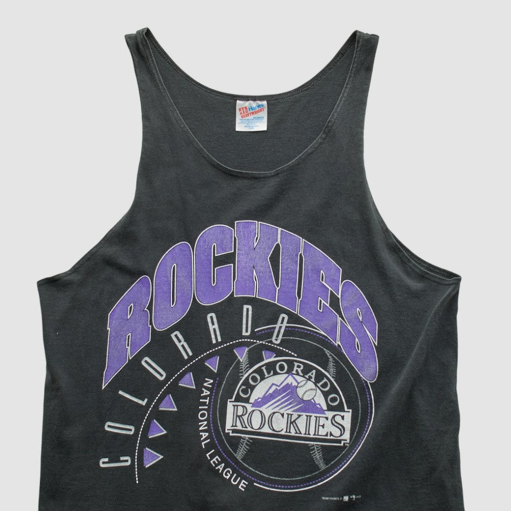 Colorado Rockies Hanes 90s Tank - MLB Tanks