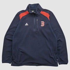 Boston Red Sox Adidas 2010s 1/4 Zip Sweatshirt - MLB Sweatshirts