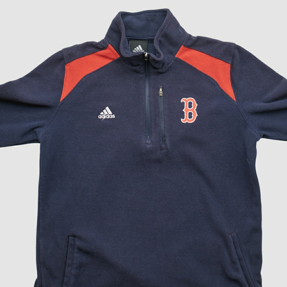 Boston Red Sox Adidas 2010s 1/4 Zip Sweatshirt - MLB Sweatshirts